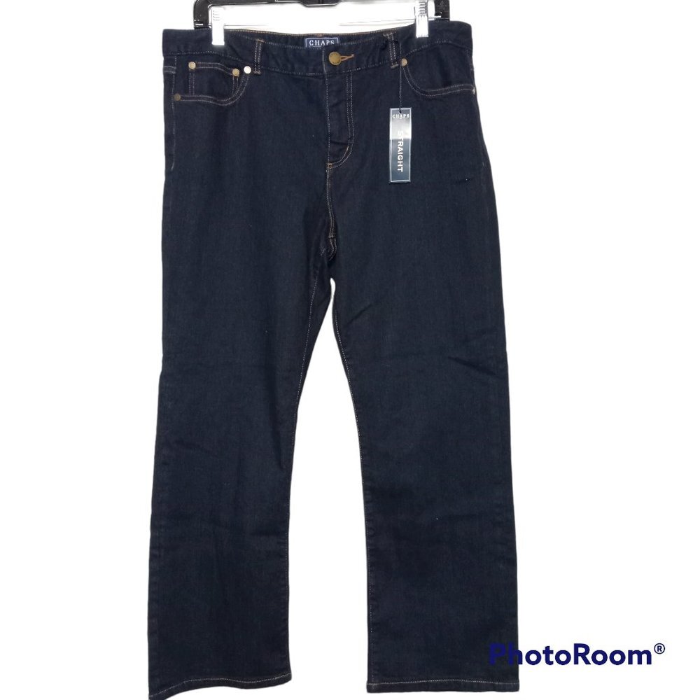 Chaps Denim Petite Staight Slimming Fit Jean